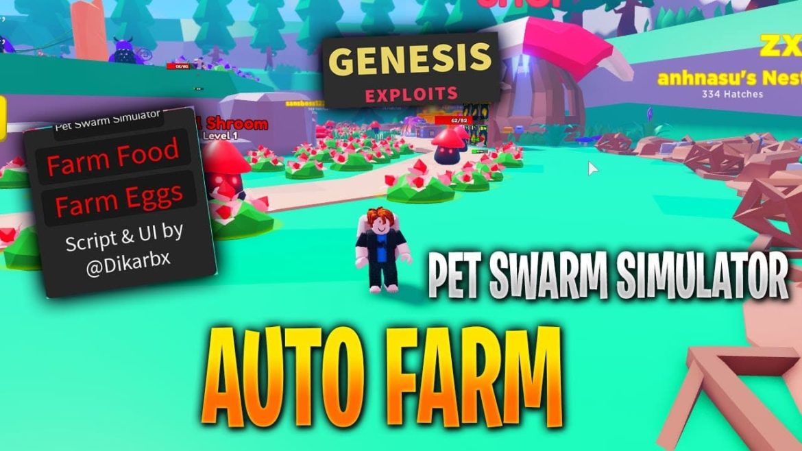 Pet Swarm Simulator скрипт Автофарм, питомцы